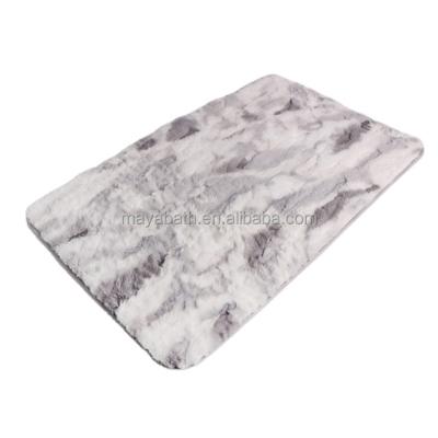 China Sustainable Black Absorbent Memory Foam Bat Mat for sale