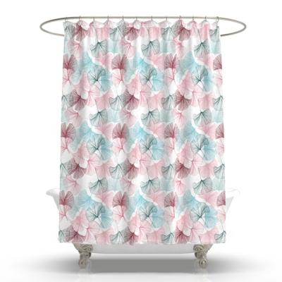 China Newer Factory Price Eco-friendly Custom Made Bathroom Polyester Shower Curtain For Wholesale for sale