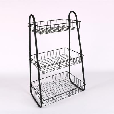 China 3 Tier Rack Rolling Hanger Space Saving Black & Dark Gray Cloth Storage Rack Indoor Indoor CLASSIC for sale