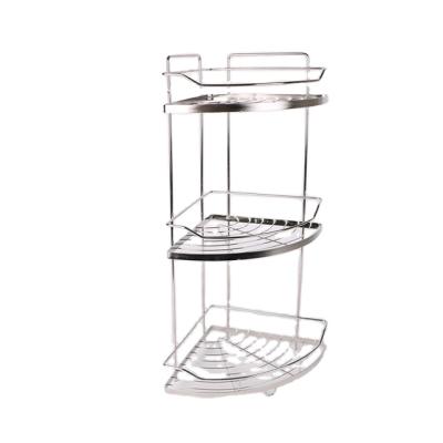 China CLASSIC 3 Tier Bathroom Corner Basket Space Saver Bathroom Storager Rack Rack Accessories for sale