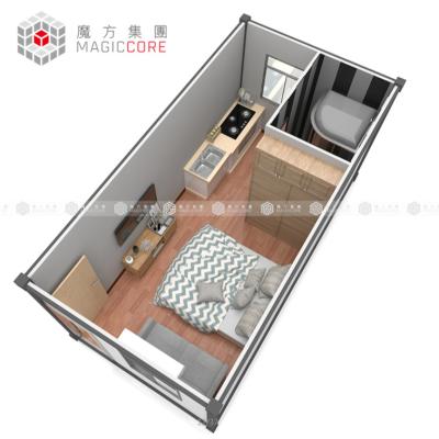 China prefab house prefabricated modern prefab house prefab duplex 20ft container house for sale