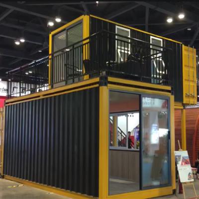 China 40ft Mobile Bar Restaurant Prefab Container House Storage Cheap Prefab Building for sale