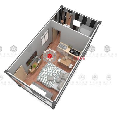 China Durable Detachable Movable Container House 20ft 40ft Room Prefrabicated for sale