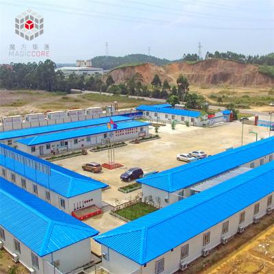 China Single Family Security Prefabricated Steel Homes With Toilet And Bathroom Te koop