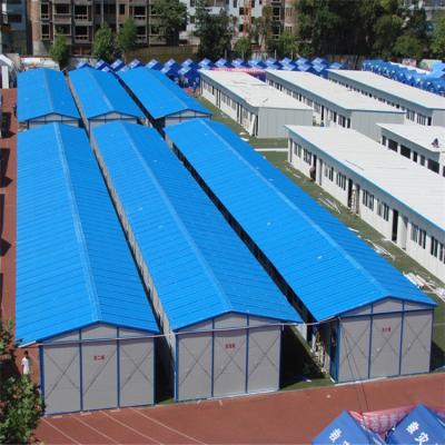 China Light Steel Frame Prefabricated Steel Homes K Type Prefab House Labor Camp Te koop