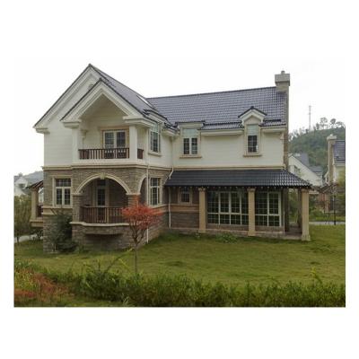 China Prefabricadas Light Steel Villa Double Story Floor Porte Steel House Villa for sale