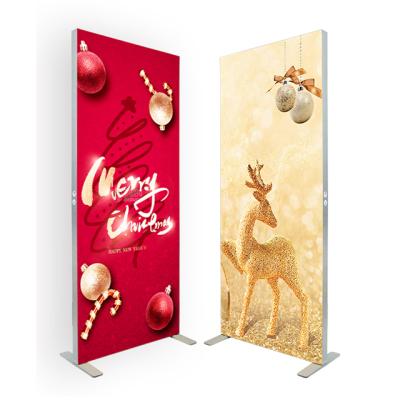 China Luxury Outdoor Advertising Display Custom Logo Frameless Aluminum Led Light Box for sale