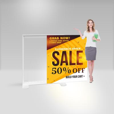 China Backlit Seg Fabric Poster Frame Aluminum Profile Luxury Led Frameless Frameless Display for sale