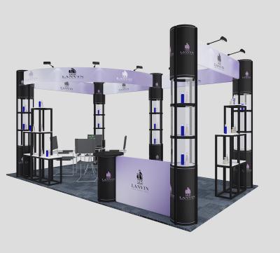 China Modular Twist Deluxe Tower Exhibition Booth Display Stands Other Trade Show Equipment for sale