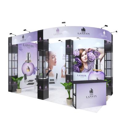 China Suitable for Modular Exhibition Booth 10x10 Desktop Display Booth Portable Expo Trade Show Exhibition Folding for sale