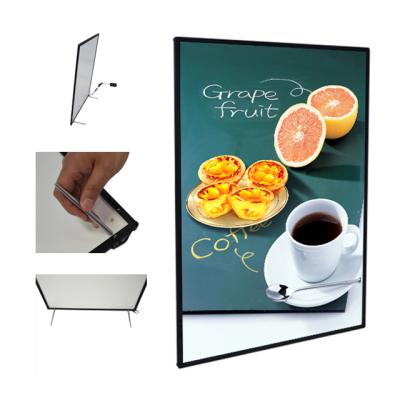 China Luxury Portable Ultra Thin A2 Display Module Custom Sign Advertising Standing Glowing Led Light Box for sale