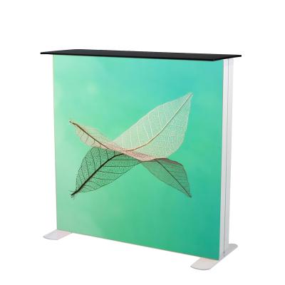 China China manufacturer luxury advertising promotion frameless light box counter table for sale