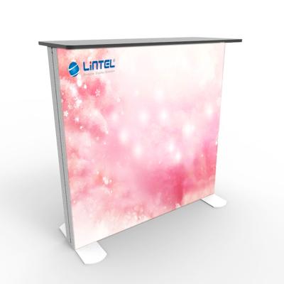 China Luxury Portable Promotion Roll Up Counter Table For Trade Show And Supermarket for sale