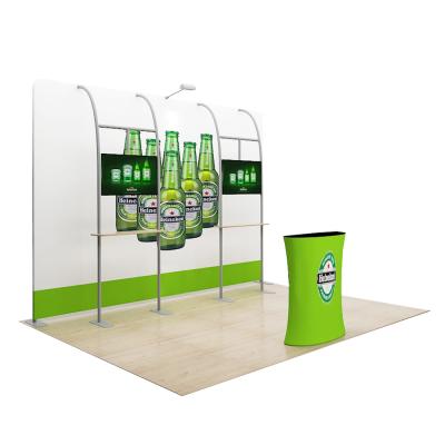 China Wholesale Tension Fabric Display Booth Trade Show Display Booth Stand Other Trade Show Equipment for sale