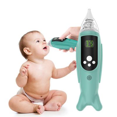 China Temperature 10-40 Degrees Baby Care Products Baby Waterproof Vacuum Nasal Aspirator Baby Nose Cleaner for sale