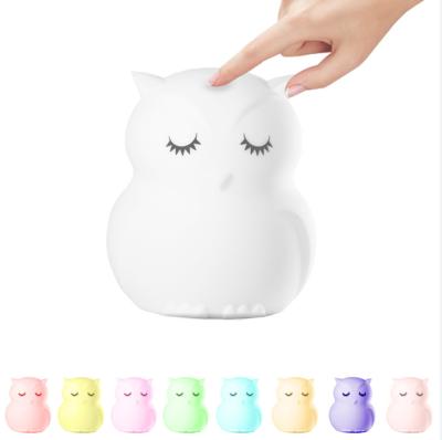 China Light baby sleeping Cheap night light mini 3d animal light color changing baby sleeping for sale