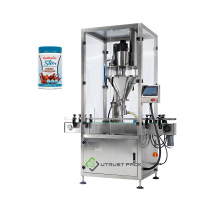 China Food China Factory Price Bottle Jar Can Coffee Milk Protein Spices Automatic Powder Filling Machine for sale