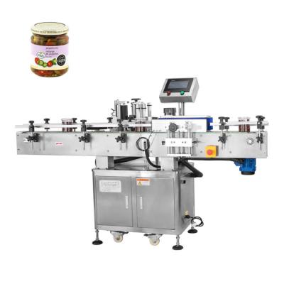 China Food Labeling Machine Bottles / Jar Adhesive Sticker Labeling Machine for sale