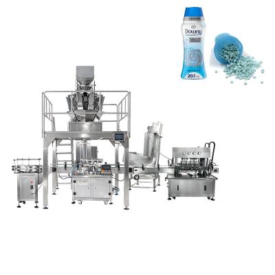 China Food Laundry Beads Bottle Packing Machine Perfume Booster Beads Filling Machine for sale