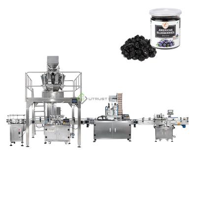 China Food Raisins Apricot Kenels Canned Food Packaging Production Line For Snack Food for sale