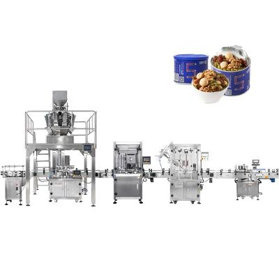 China Automatic Food Beans Filling And Packaging Canning Production Line for sale