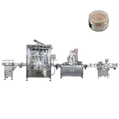 China Automatic Tooth Powder Bottle Filling Food 100g Package Capping Machine for sale