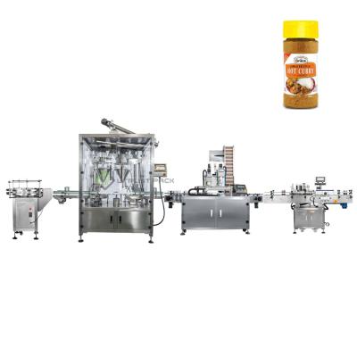 China 80g Food Curry Packing Machine Cocoa Powder Jar Packing Equipment for sale