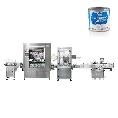 China Food Canned Condensed Milk Filling Packaging Machine For Coconut Milk for sale