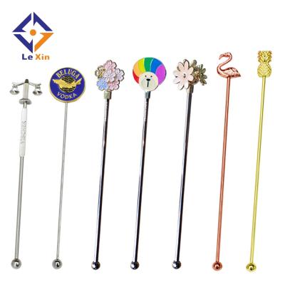 China Vintage Cocktail Stick Fruit Pick Cocktail Stirrer Food Stirrer Stick Drink Mixing Stirrer for sale