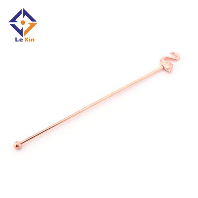 China Vintage Stainless Steel Bar Tools Cocktail Drinks Coffee Stirrer Cocktail Stick Mixing Picks for sale