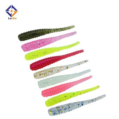 China Artificial PVC Material 35mm Soft Bait Without Hooks Lure PESCA Carp Bass Fishing Soft Lure for sale