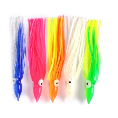 China New Arrival PVC Plasric Wholesale Octopus18Cm Rubber Soft Squid Inkfish Fishing Lure Bait For Octopus for sale