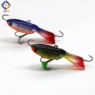 China 2020 New Lead Jig Triple Head Hooks Lead Ice Hook Wholesale Fishing Lures for sale