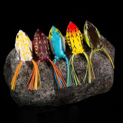 China Hot Sale Factory Direct Sales Rubber Water Fishing Soft Frog Lures Bait for sale