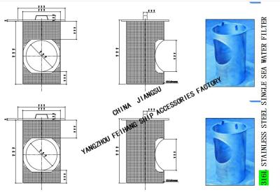 China How To Measure The Size Of Sea Chest Strainer Filter Element Material : Stainless Steel for sale