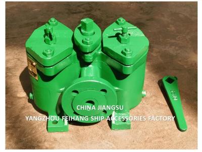 China Duplex Oil Strainer Model A25-0.40/0.22 Cb/T425-94 Duplex Oil Filter For Lube Oil Pump Suction Filter for sale