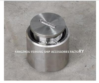 China Water Tank A-TYPE Stainless Steel Sounding Tubes Head OD 108mm ID 82mm Thread Size M76*3.0 for sale