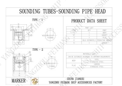 China DN40-DN150 Stainless Steel Sounding Tubes Stainless Steel Sounding Heads for sale