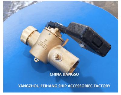 China Sounding Cock- Bronze Self-Closing Valve Model FH40 CB/T3778-1999  Threaded Ends With Weight Lever for sale