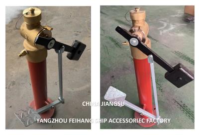 China CB/T3778-1999 Self-Closing Cock With Foot Pedal  For Sounding Pipe Threaded Ends Withbrinze Weighted Lver for sale