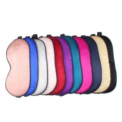 China Casual Promo Colored Soft Natural Silk Sleep Mask for sale