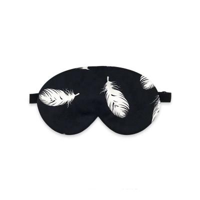 China Casual Falling Feathers Design Silk Eyemask Removal Home Use for sale