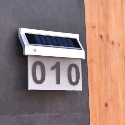 China LOYAL Garden Maker 2211-N1 Led Solar Powered House Number Light Numbers for sale