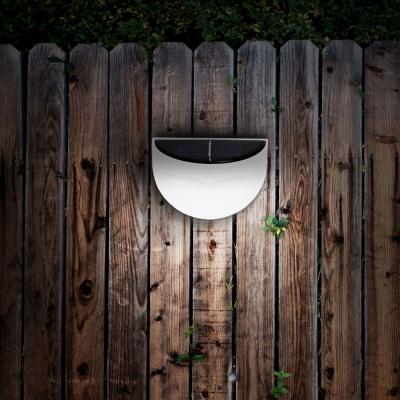 China Garden Plastic Loyal Cold White 6000K Graphite Outdoor Lighting Solar Wall Light for sale