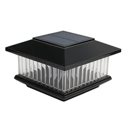 China LOYAL Outdoor Solar Garden Fence Light Post Covers Modern 6x6 LED Post Light Garden for sale