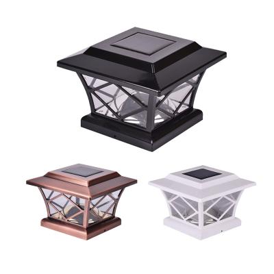 China Newest Security Wireless Super Bright Outdoor Garden Easily Assembled Solar Fence Mount Post Deck Light for sale