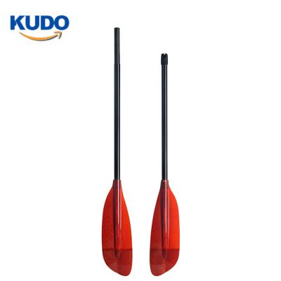 China 2019 Kayak More Fashionable And Beautiful Appearance Power Shaft Aluminum Fiberglass Blade Kayak Paddle for sale