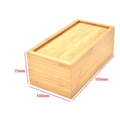 China Sustainable Luxury Wood Custom Design Gift Box Bamboo Tea Boxes Tea Storage Organizer for sale