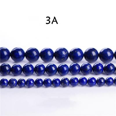 China None natural 3A 4A 5A 7A 5mm stone sphere sphere lapis lazuli beads for jewelry making for sale