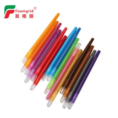 China Write smoothly 12 colors or 24 colors twistable plastic pencil for kid wholesale twisted pencil set for sale